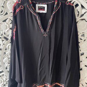 Johnny Was Sascha Silk Poncho